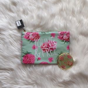 Travel pouch and mirror bundle!